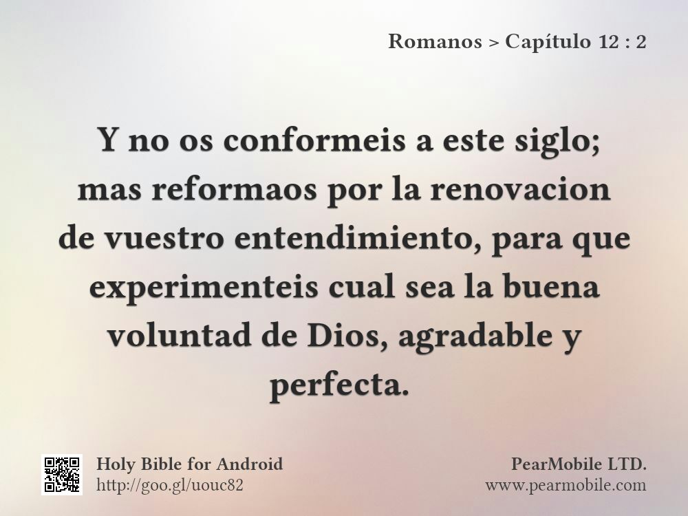 Romanos, Capítulo 12:2